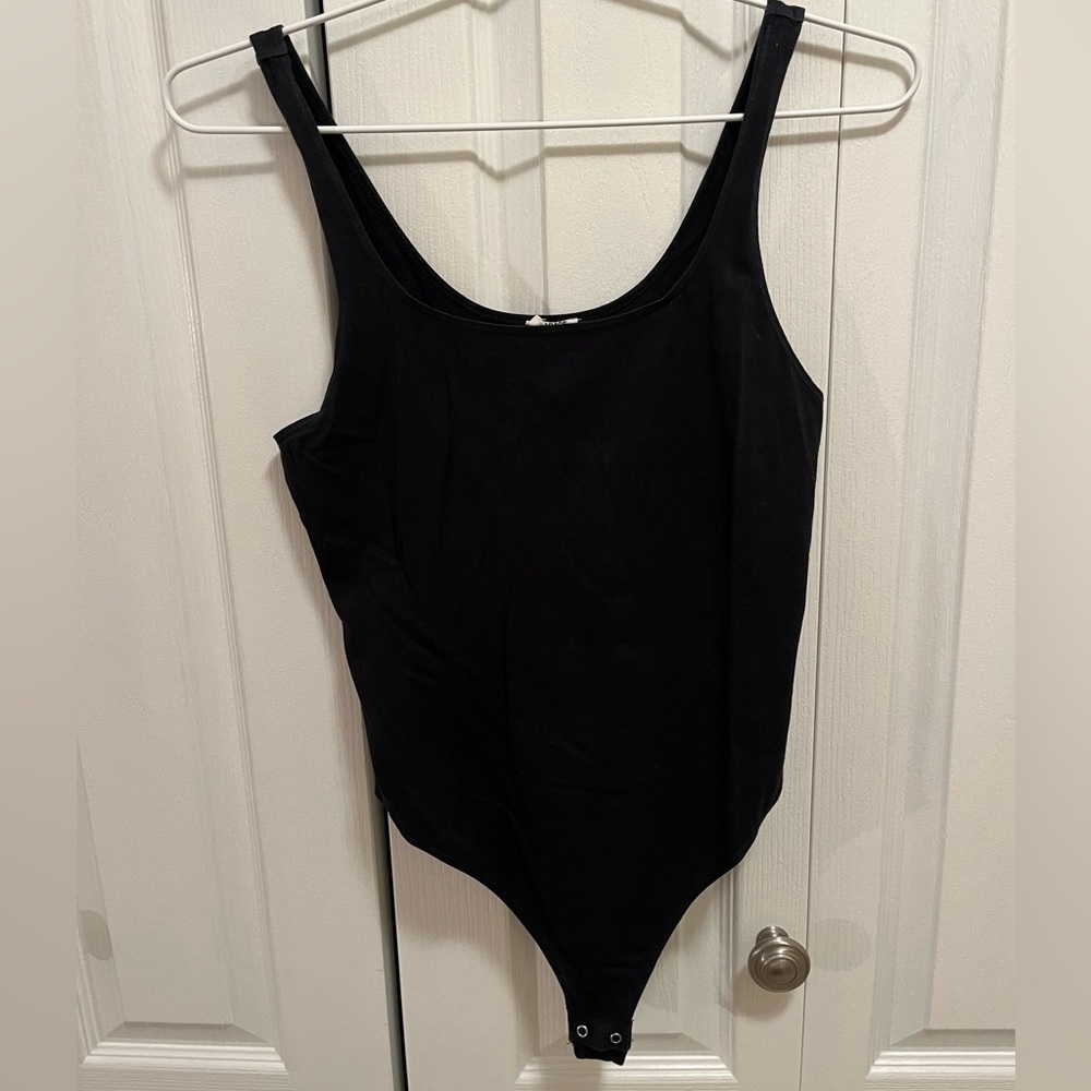 Garage Black Tank Top Bodysuit